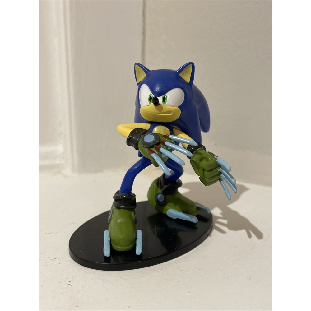 Sonic The Hedgehog Sonic Prime Sonic 3-Inch Mini Figure RARE Green Gloves